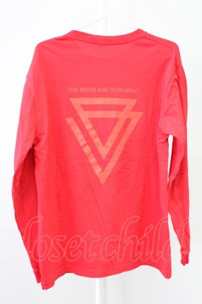 画像2: Moonage Devilment / GRAPHIC PRINT L/S T-shirt TYPE B カットソー  レッド T-25-11-10-017-Mo-to-YM-ZT (2)