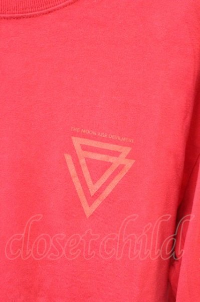 画像5: Moonage Devilment / GRAPHIC PRINT L/S T-shirt TYPE B カットソー  レッド T-25-11-10-017-Mo-to-YM-ZT (5)
