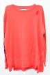 画像1: Moonage Devilment / Embroidery Over L/Sカットソー 44 レッド T-25-11-10-018-Mo-ts-YM-ZT (1)