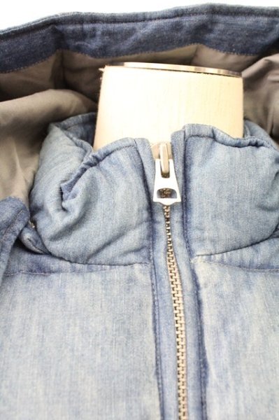 画像6: LUDI / デニムフェザーダウンジャケット L インディゴ T-25-11-17-014-BE-ou-YM-ZT (6)