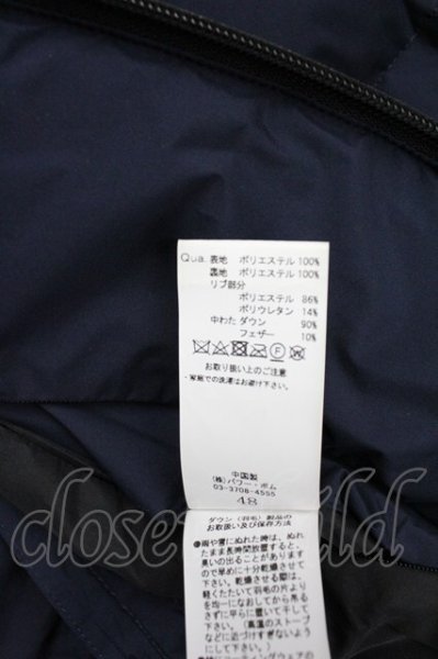 画像5: GOSTAR DE FUGA / 止水ZIPフェザーダウンジャケット 48 ネイビー T-25-11-17-015-GO-ou-YM-ZT (5)