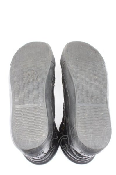 画像3: Moonage Devilment / レザーハイカットスニーカー ソール全長27cm ブラック T-25-11-17-016-Mo-sho-YM-ZT (3)