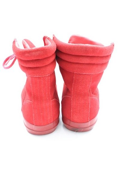 画像2: Moonage Devilment / スウェードレザーハイカットスニーカー ソール全長28cm レッド T-25-11-17-017-Mo-sho-YM-ZT (2)