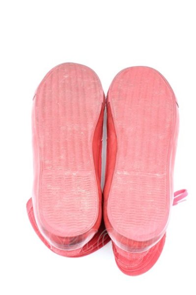 画像3: Moonage Devilment / スウェードレザーハイカットスニーカー ソール全長28cm レッド T-25-11-17-017-Mo-sho-YM-ZT (3)