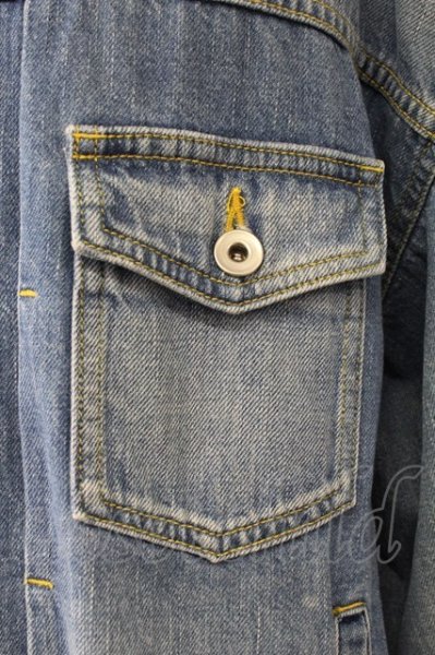画像9: Moonage Devilment / ×EGO TRIPPING　Embroidery Over Denim ジャケット 44 インディゴ T-25-11-17-002-Mo-ja-YM-ZT (9)