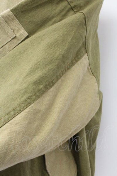 画像7: Moonage Devilment / 切り替えロングスリーブMA-1ジャケット 44 カーキ T-25-11-17-003-Mo-ja-YM-ZT (7)