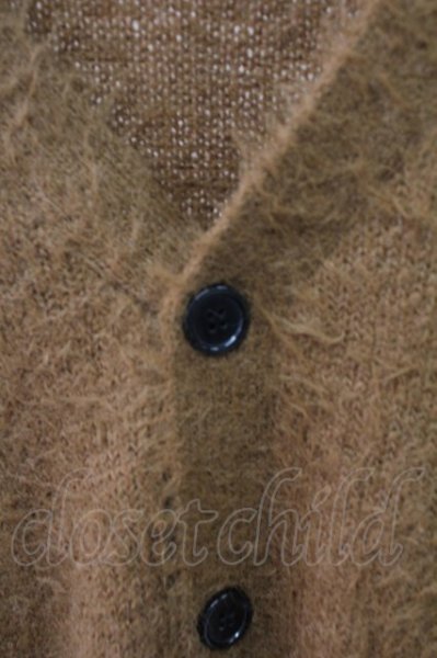 画像3: Moonage Devilment / モヘア混シャギーニットカーディガン 2 ブラウン T-25-11-17-001-Mo-to-YM-ZT (3)