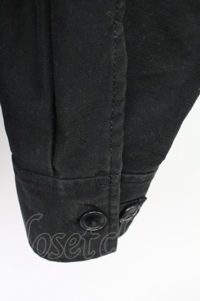 画像5: Moonage Devilment / Embroidery Over Military ジャケット 46 ブラック T-25-11-17-004-Mo-ja-YM-ZT (5)