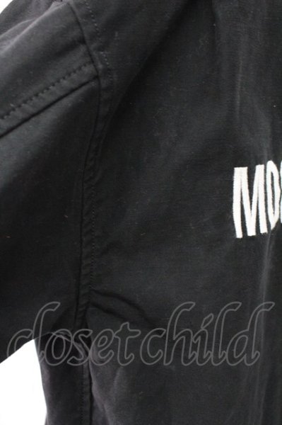 画像6: Moonage Devilment / Embroidery Over Military ジャケット 46 ブラック T-25-11-17-004-Mo-ja-YM-ZT (6)