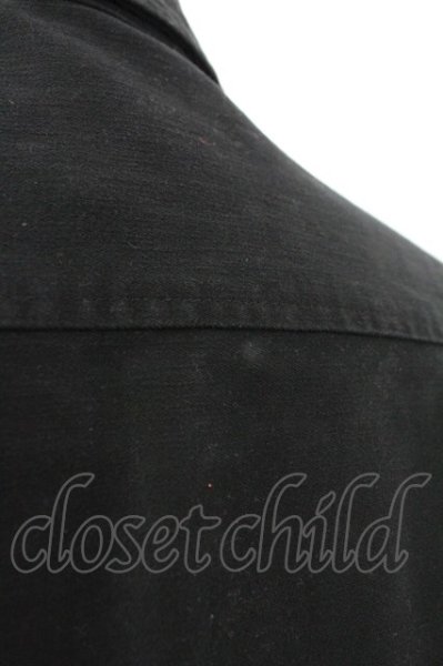 画像7: Moonage Devilment / Embroidery Over Military ジャケット 46 ブラック T-25-11-17-004-Mo-ja-YM-ZT (7)