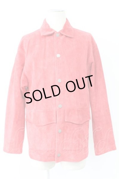 画像1: Moonage Devilment / ×EGO TRIPPING カウスウェードハンティングブルゾン　ジャケット 46 レッド T-25-11-17-005-Mo-ja-YM-ZT-M017 (1)