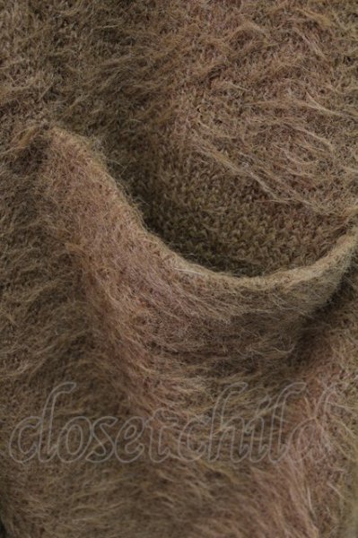 画像4: Moonage Devilment / モヘア混シャギーニットカーディガン 2 ブラウン T-25-11-17-001-Mo-to-YM-ZT (4)