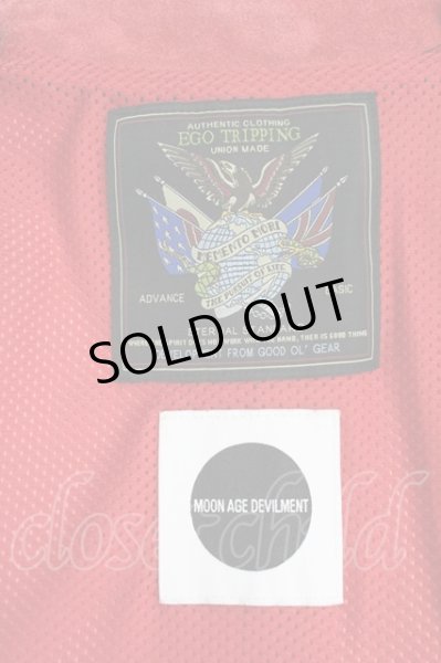 画像7: Moonage Devilment / ×EGO TRIPPING カウスウェードハンティングブルゾン　ジャケット 46 レッド T-25-11-17-005-Mo-ja-YM-ZT-M017 (7)