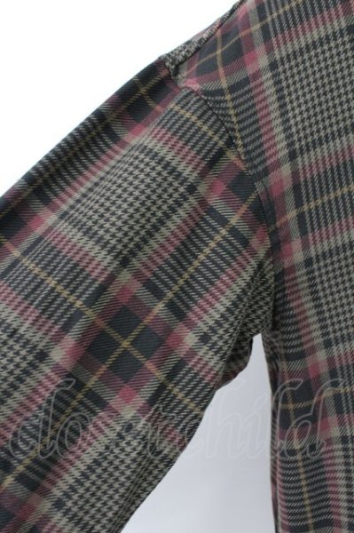 画像6: Moonage Devilment / xEGO TRIPPING CHECK ROBE ローブジャケット 46 ダークブラウン T-25-11-17-006-Mo-ja-YM-ZT (6)