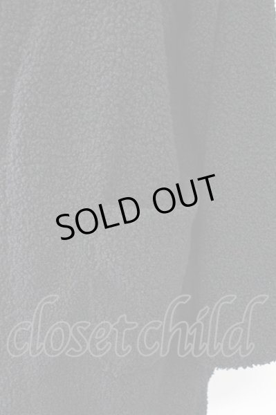 画像3: Moonage Devilment / ノーカラーボアガウンジャケット 46 ブラック T-25-11-17-007-Mo-ja-YM-ZT-M017 (3)