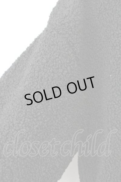 画像5: Moonage Devilment / ノーカラーボアガウンジャケット 46 ブラック T-25-11-17-007-Mo-ja-YM-ZT-M017 (5)