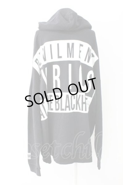 画像2: Moonage Devilment / SUPER BIG パーカー F ブラック T-25-11-17-010-Mo-to-YM-ZT (2)