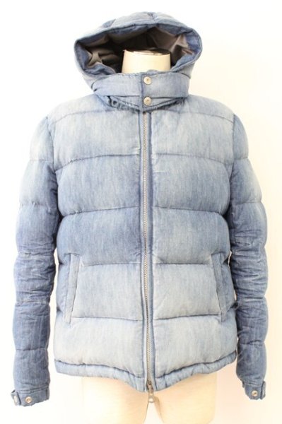 画像1: LUDI / デニムフェザーダウンジャケット L インディゴ T-25-11-17-014-BE-ou-YM-ZT (1)