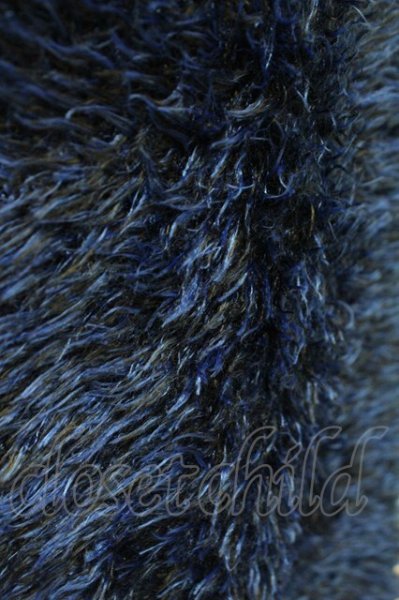 画像2: FUGA / モヘアロングマフラー  ブルー T-25-11-18-015-FU-0-YM-ZT (2)