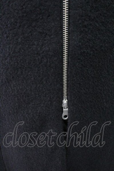 画像5: NO ID. BLACK / ハイカラーZIPロングベスト ONE ブラック T-25-11-18-003-NO-ou-YM-ZT (5)