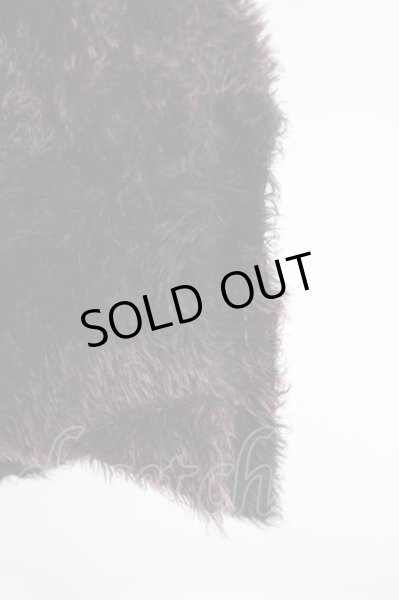 画像3: FUGA / フェザーヤーンロングニット 44 レッドｘブラック T-25-11-18-001-FU-to-YM-ZT253 (3)