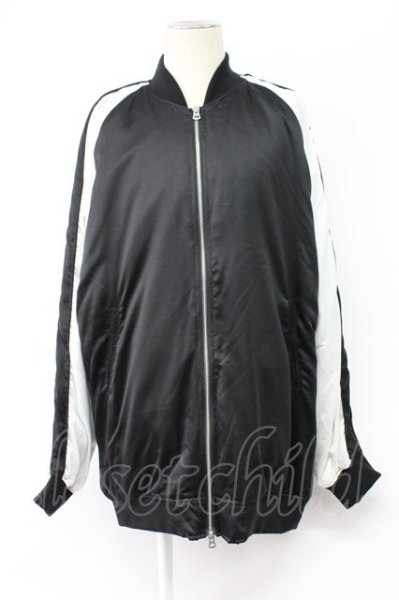 画像1: CIVARIZE / Narrateビッグシルエットスカジャン 44 ブラックｘホワイト T-25-11-18-006-CI-ja-YM-ZT (1)