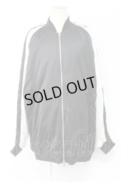 画像1: CIVARIZE / Narrateビッグシルエットスカジャン 44 ブラックｘホワイト T-25-11-18-006-CI-ja-YM-ZT-M116 (1)