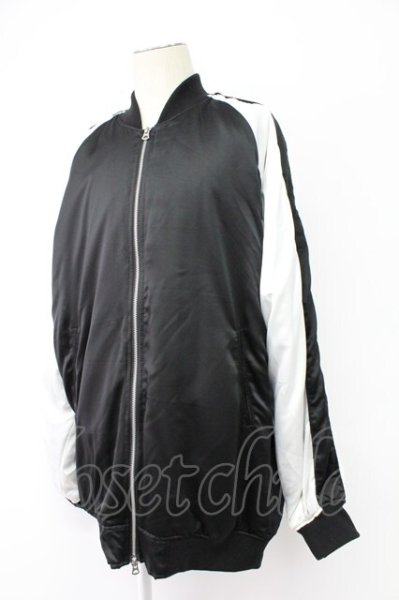 画像3: CIVARIZE / Narrateビッグシルエットスカジャン 44 ブラックｘホワイト T-25-11-18-006-CI-ja-YM-ZT (3)