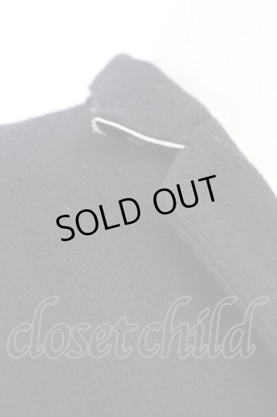 画像8: SHELLAC / ハラコ襟アテウールチェスターコート 44 ブラック T-25-11-18-008-SH-ou-YM-ZT-M116 (8)