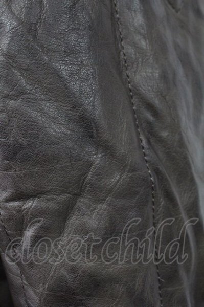 画像6: BACKLASH / バッファローレザーホワイトグースダウンジャケット 2（M） ダークブラウン T-25-11-18-010-BA-ja-YM-ZT (6)