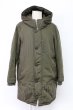 画像1: NO ID. / ナイロン中綿フーデッドハーフコート 3 カーキ T-25-11-18-011-NO-ou-YM-ZT (1)