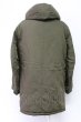 画像2: NO ID. / ナイロン中綿フーデッドハーフコート 3 カーキ T-25-11-18-011-NO-ou-YM-ZT (2)