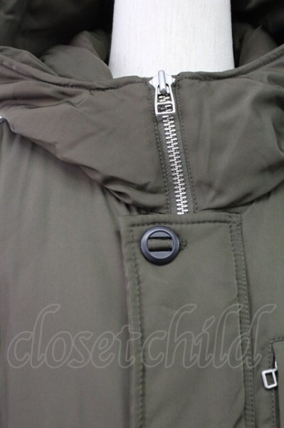 画像4: NO ID. / ナイロン中綿フーデッドハーフコート 3 カーキ T-25-11-18-011-NO-ou-YM-ZT (4)