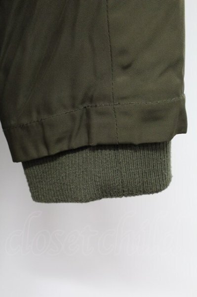 画像7: NO ID. / ナイロン中綿フーデッドハーフコート 3 カーキ T-25-11-18-011-NO-ou-YM-ZT (7)