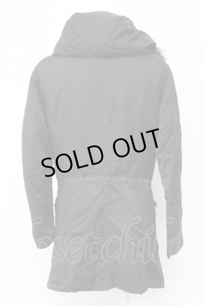 画像2: SHELLAC / ラクーンファー襟N-3ブルゾンジャケット 46 ブラック T-25-11-18-012-SH-ou-YM-ZT-M116 (2)