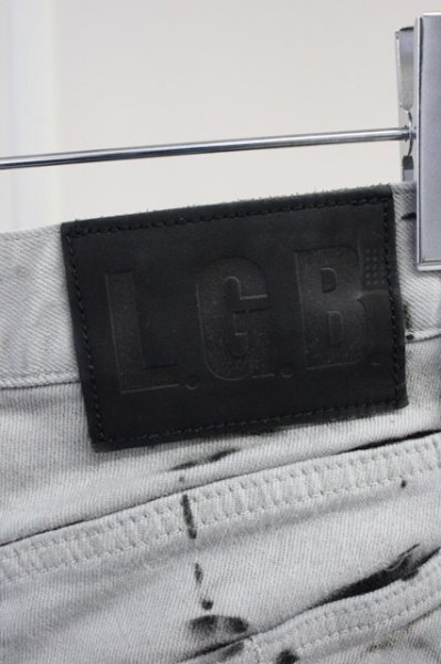 画像6: LGB / ST103/3/4/ クロップドブリーチデニムパンツ 25（レディース） ブラックｘグレー T-25-11-19-016-LG-pa-YM-ZT (6)