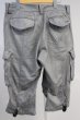 画像2: TORNADO MART / エステルピーチヘアラインクロップドカーゴパンツ M グレー T-25-11-19-018-TO-pa-YM-ZT (2)