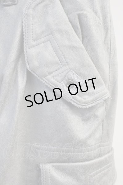 画像4: TORNADO MART / エステルピーチヘアラインクロップドカーゴパンツ M グレー T-25-11-19-018-TO-pa-YM-ZT (4)