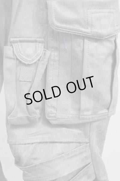 画像5: TORNADO MART / エステルピーチヘアラインクロップドカーゴパンツ M グレー T-25-11-19-018-TO-pa-YM-ZT (5)