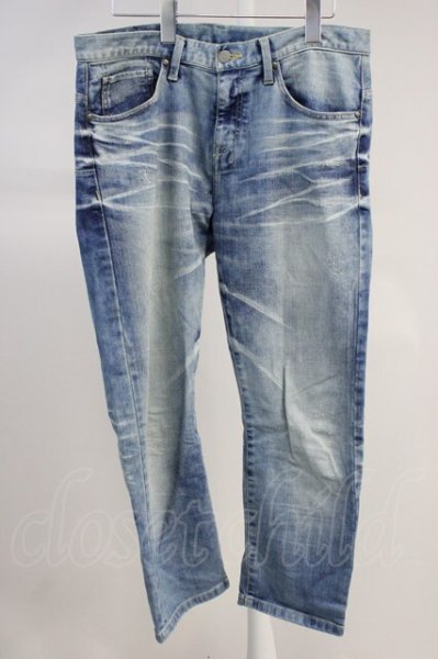 画像1: TORNADO MART / ヴィンテージクロップドデニムパンツ M インディゴ T-25-11-19-019-TO-pa-YM-ZT (1)