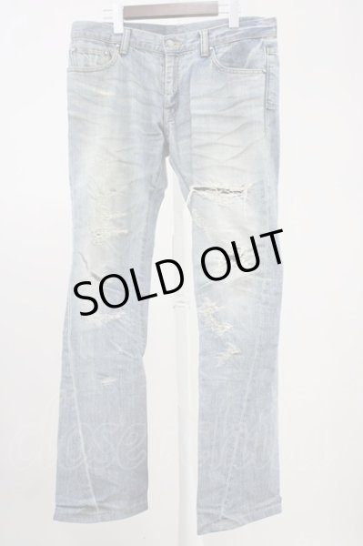 画像1: TORNADO MART / ダメージリペアデニムパンツ L インディゴ T-25-11-19-020-TO-pa-YM-ZT (1)