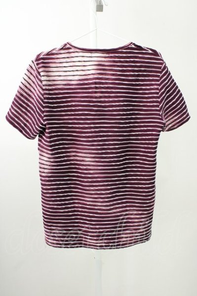 画像2: TORNADO MART / ブリードボーダータックJQVネックTシャツ L ボルドー T-25-11-19-003-TO-ts-YM-ZT (2)