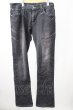 画像1: TORNADO MART / フォールアクア加工デニムパンツ L グレー T-25-11-19-022-TO-pa-YM-ZT (1)
