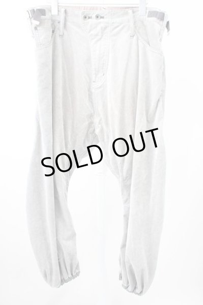 画像1: LGB / SARROUEL　モールスキンギミックサルエルパンツ 25（レディース） グレー T-25-11-19-023-LG-pa-YM-ZT (1)