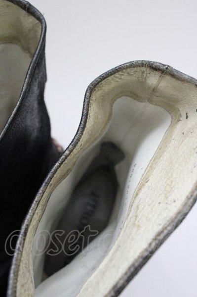 画像7: Hiromu Takahara / チェーンエンジニアブーツ 41 1/2（約27.5cm) ブラックｘピンクゴールド T-25-11-19-026-Hi-sho-YM-ZT (7)