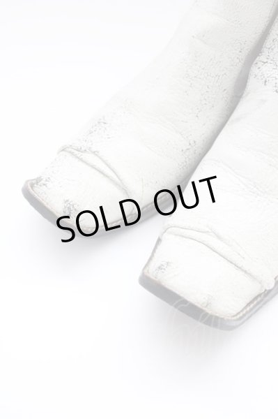 画像5: Hiromu Takahara / サイドゴアクラックブーツ 42（約27.5cm） ホワイト T-25-11-19-028-Hi-sho-YM-ZT-S002 (5)