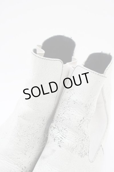 画像6: Hiromu Takahara / サイドゴアクラックブーツ 42（約27.5cm） ホワイト T-25-11-19-028-Hi-sho-YM-ZT-S002 (6)