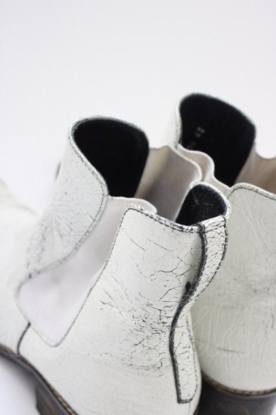 画像7: Hiromu Takahara / サイドゴアクラックブーツ 42（約27.5cm） ホワイト T-25-11-19-028-Hi-sho-YM-ZT (7)