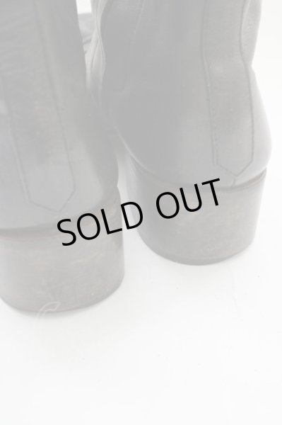 画像6: Hiromu Takahara / サイドゴアドレープブーツ 42（約26.5cm） ブラック T-25-11-19-029-Hi-sho-YM-ZT (6)