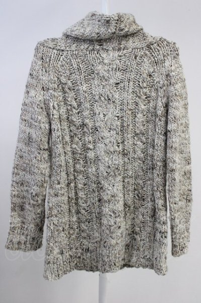 画像2: TORNADO MART / クロスネックイタリアンニットソー ベージュ L T-25-11-19-008-TO-to-YM-ZT (2)